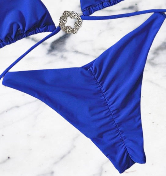 Blue Egyptian jeweled Bikini